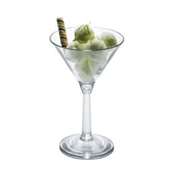 Коктейльная рюмка; пластик; 310мл; D=12, 2, H=17, 5см; прозр.