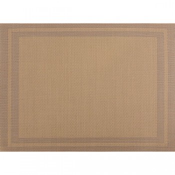 Настольная подкладка; поливинилхл.; L=46, B=33см; желт., серый