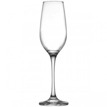 Бокал-флюте «Амбер»; стекло; 210мл; D=43, H=230мм; прозр.