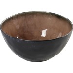 Салатник «Пьюр»; керамика; 1, 75л; D=200, H=95мм; коричнев.