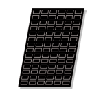 Форма кондитерская «Прямоугольники»[35шт]; силикон, стеклопласт.; L=50, B=26мм; черный