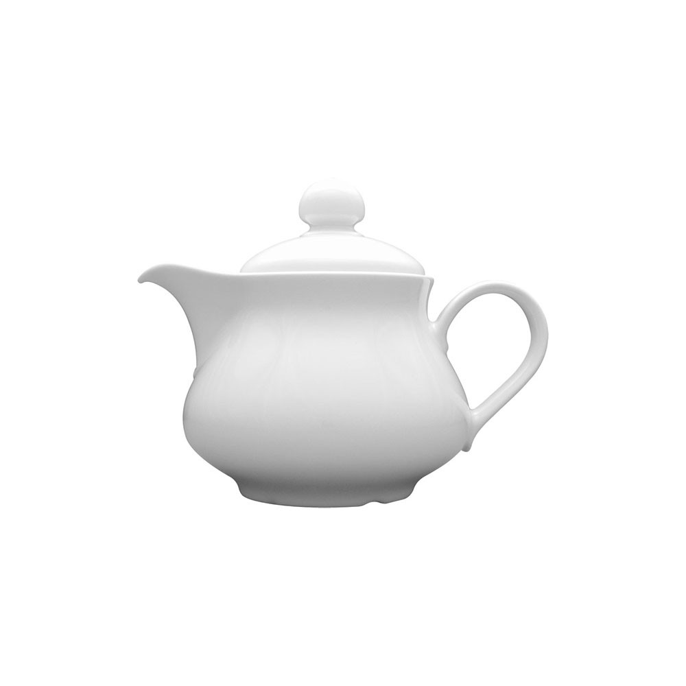 Чайник «Версаль»; фарфор; 400мл; D=10, H=13, L=17см; белый