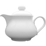 Чайник «Версаль»; фарфор; 400мл; D=10, H=13, L=17см; белый