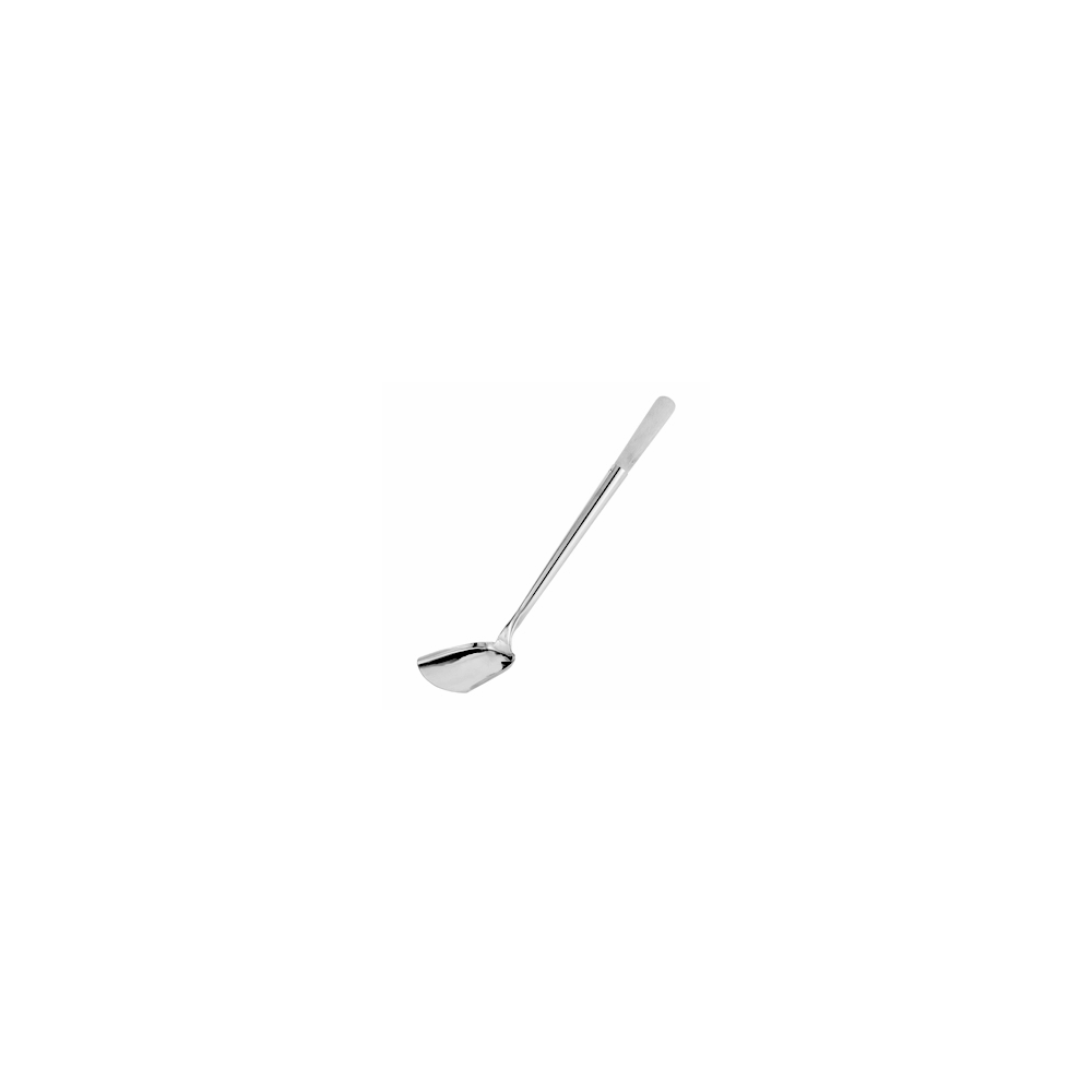 Лопатка кухонная; сталь нерж.; L=13, 3, B=12см; металлич.