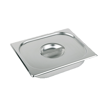 Крышка для гастр-ти (2/4); сталь нерж.; L=53, B=16, 2см