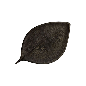 Блюдо «Береза» мореный дуб; H=3, L=53, B=31см