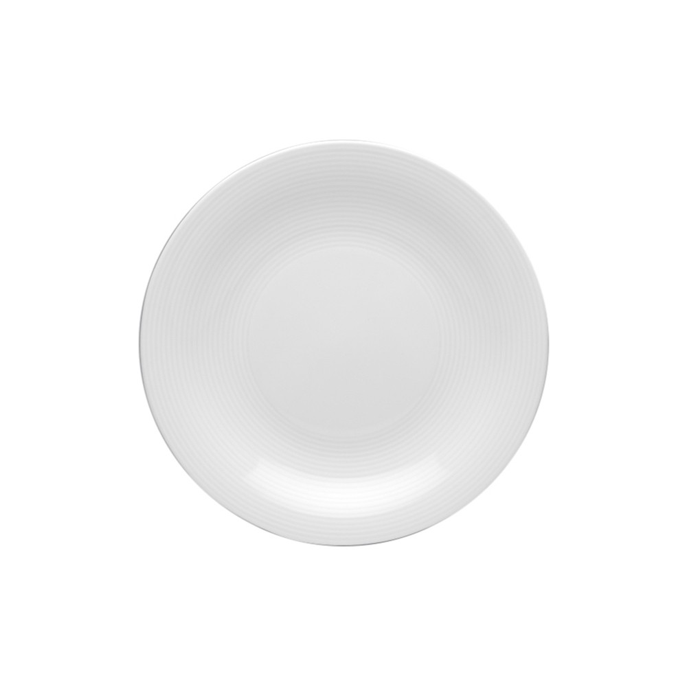 Тарелка мелкая «Тьяго»; фарфор; D=185, H=20мм; белый