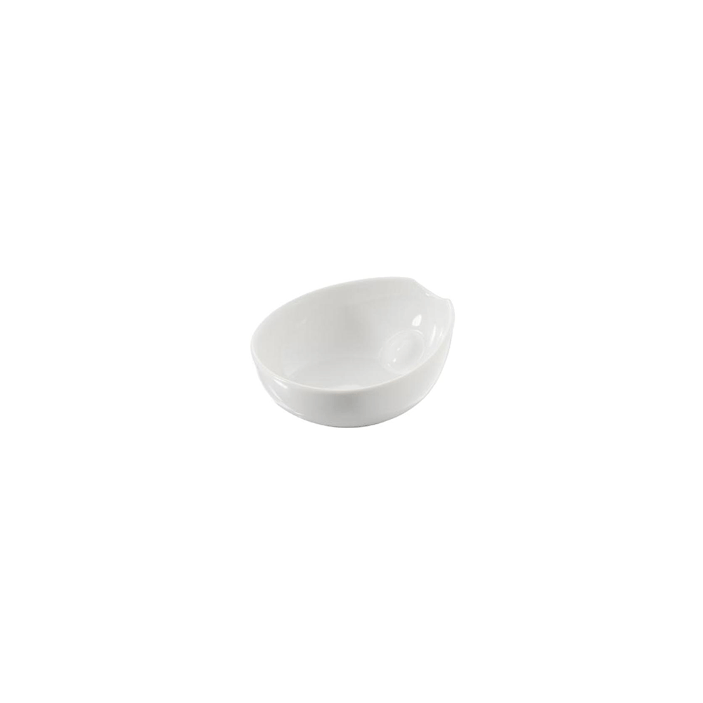 Салатник «Импульс»; фарфор; 100мл; H=45, L=110, B=100мм; белый