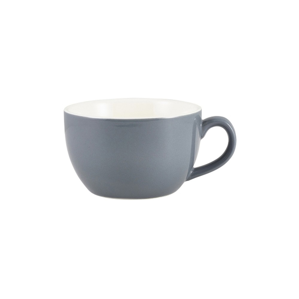 Чашка чайная «Роял»; фарфор; 250мл; серый