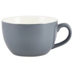 Чашка чайная «Роял»; фарфор; 250мл; серый