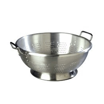 Дуршлаг 2ручки; алюмин.; D=38см; металлич.