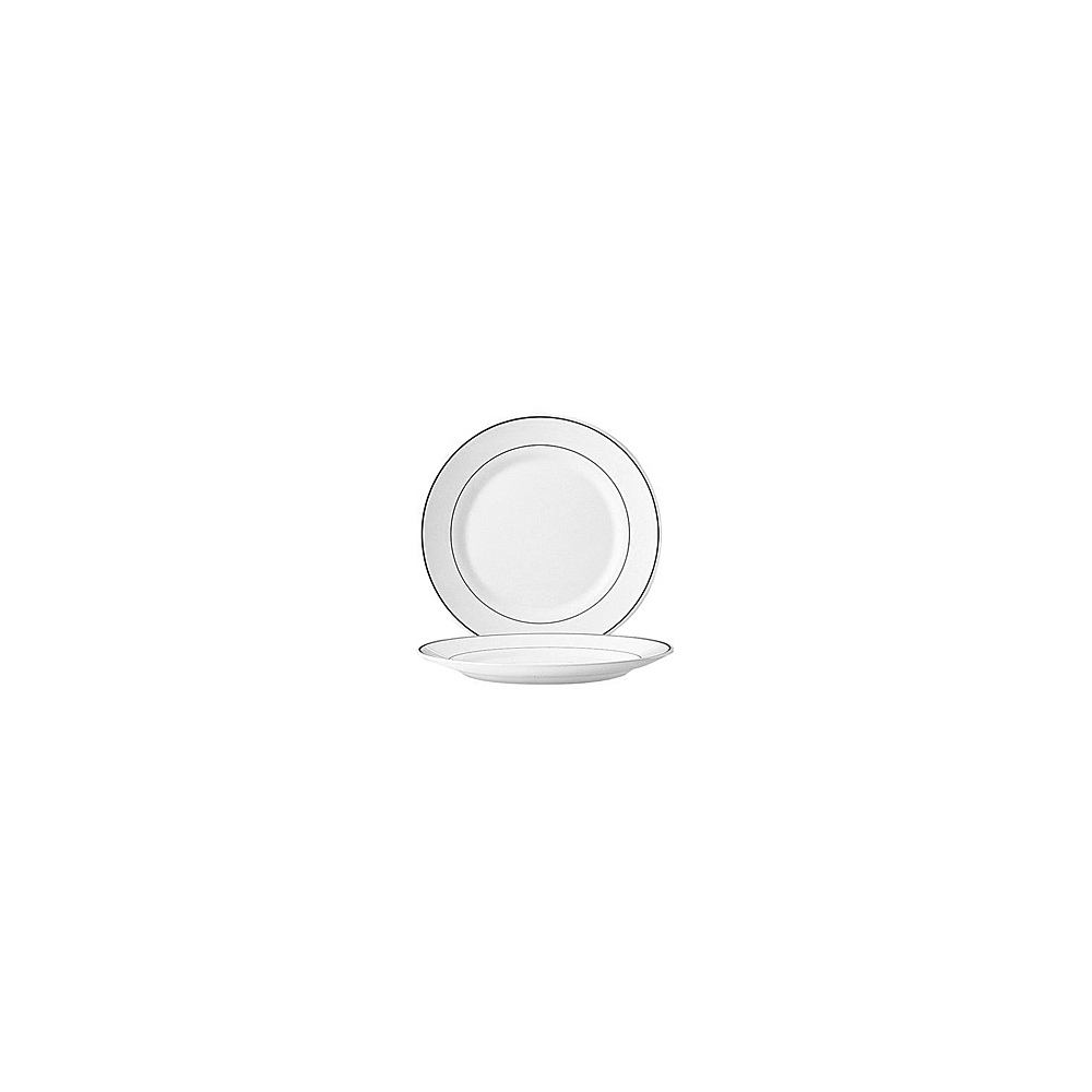 Тарелка мелкая «Филет Бордо»; фарфор; D=15, 5см; белый