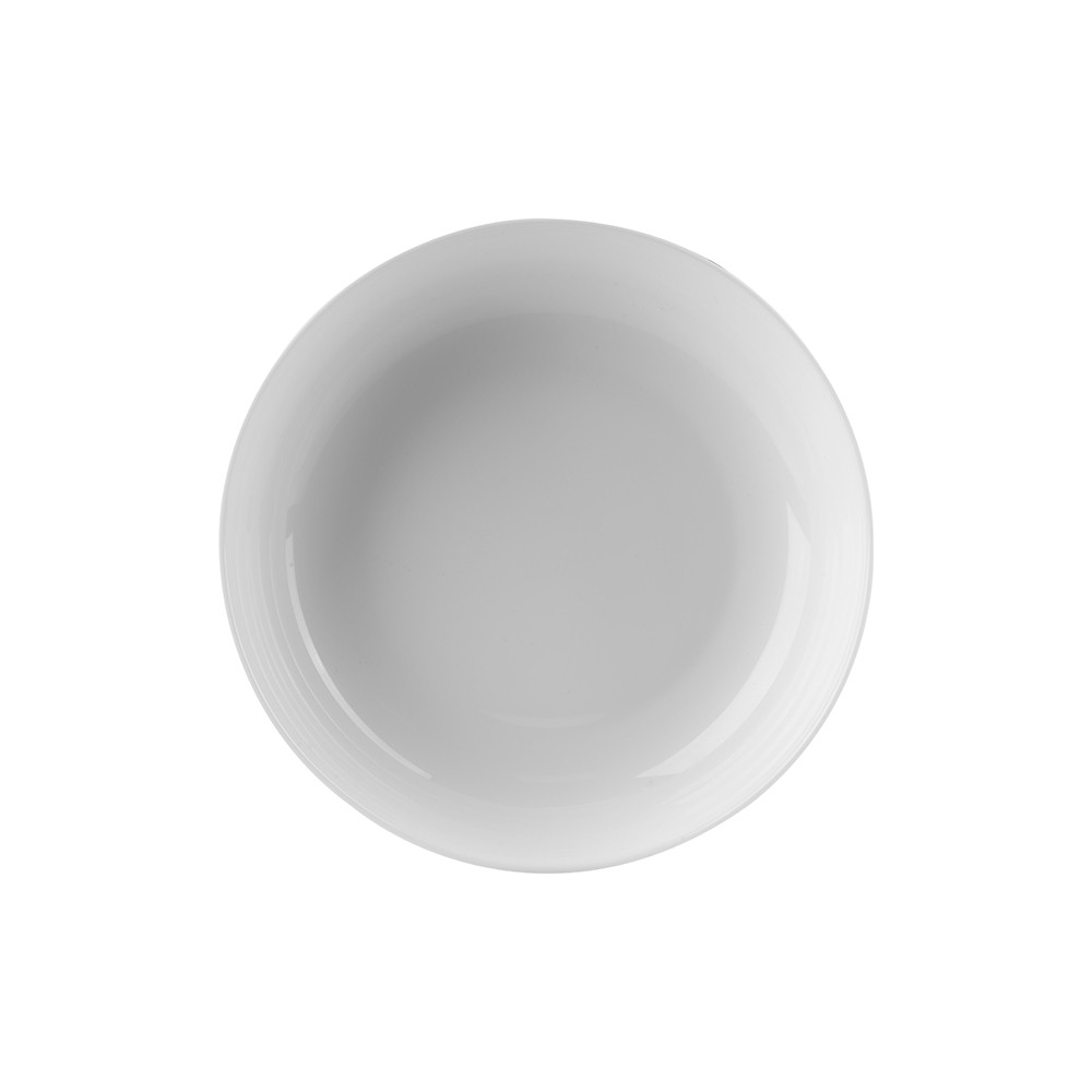 Тарелка глубокая «Эволюшнс Уайт»; стекло; 0, 6л; D=17, H=4см; белый