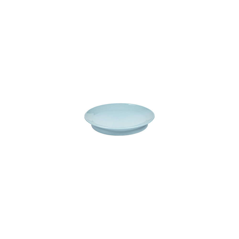 Тарелка глубокая «Сан Пеллегрино»; фарфор; D=240, H=33мм; голуб.