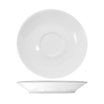 Блюдце «Кунстверк»; фарфор; D=136, H=20мм; белый
