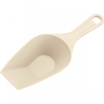 Совок для муки; пластик; 250мл; L=275, B=95мм; бежев.