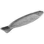 Блюдо для рыбы; алюмин.; H=18, L=580, B=144мм