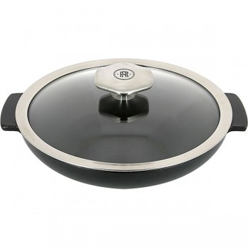 Емкость для подачи «Революшн»; керамика, стекло; 0, 8л; H=100мм; черный