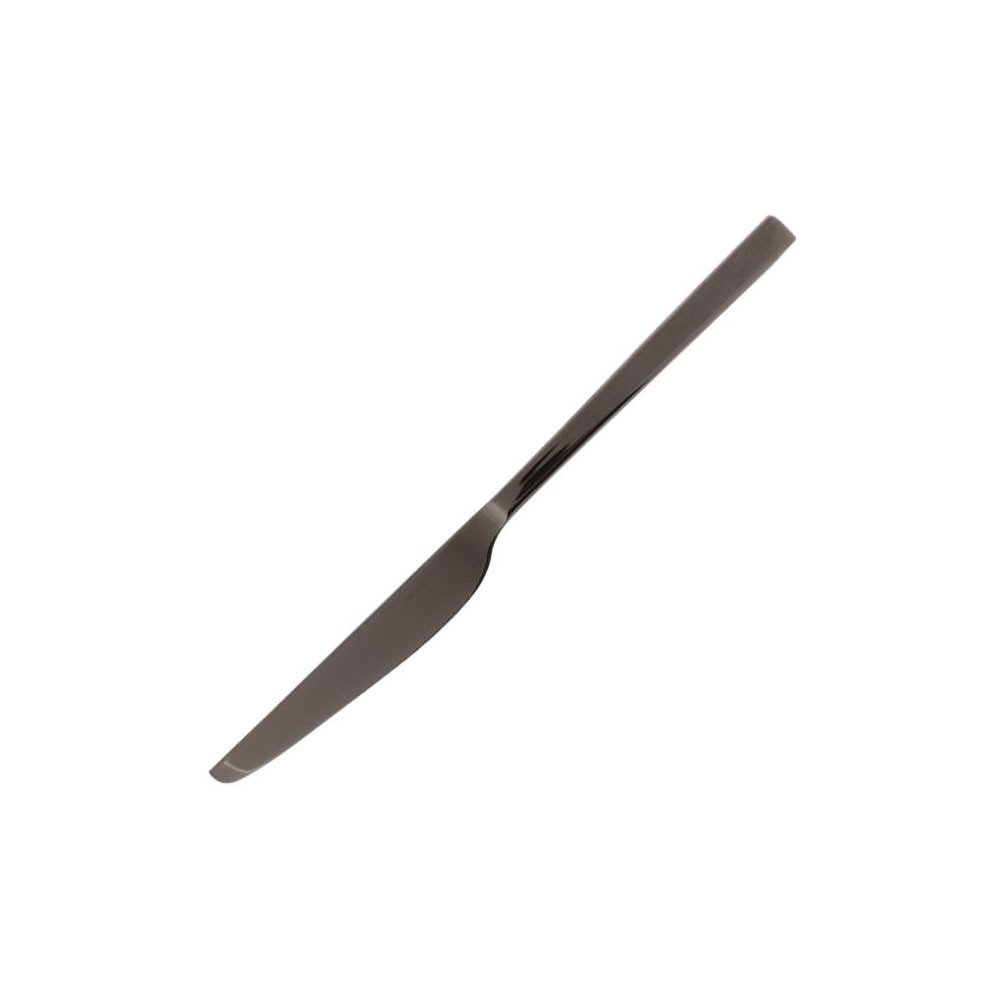 Нож столовый «Линеа кью»; сталь нерж.; L=23, 9см; черный