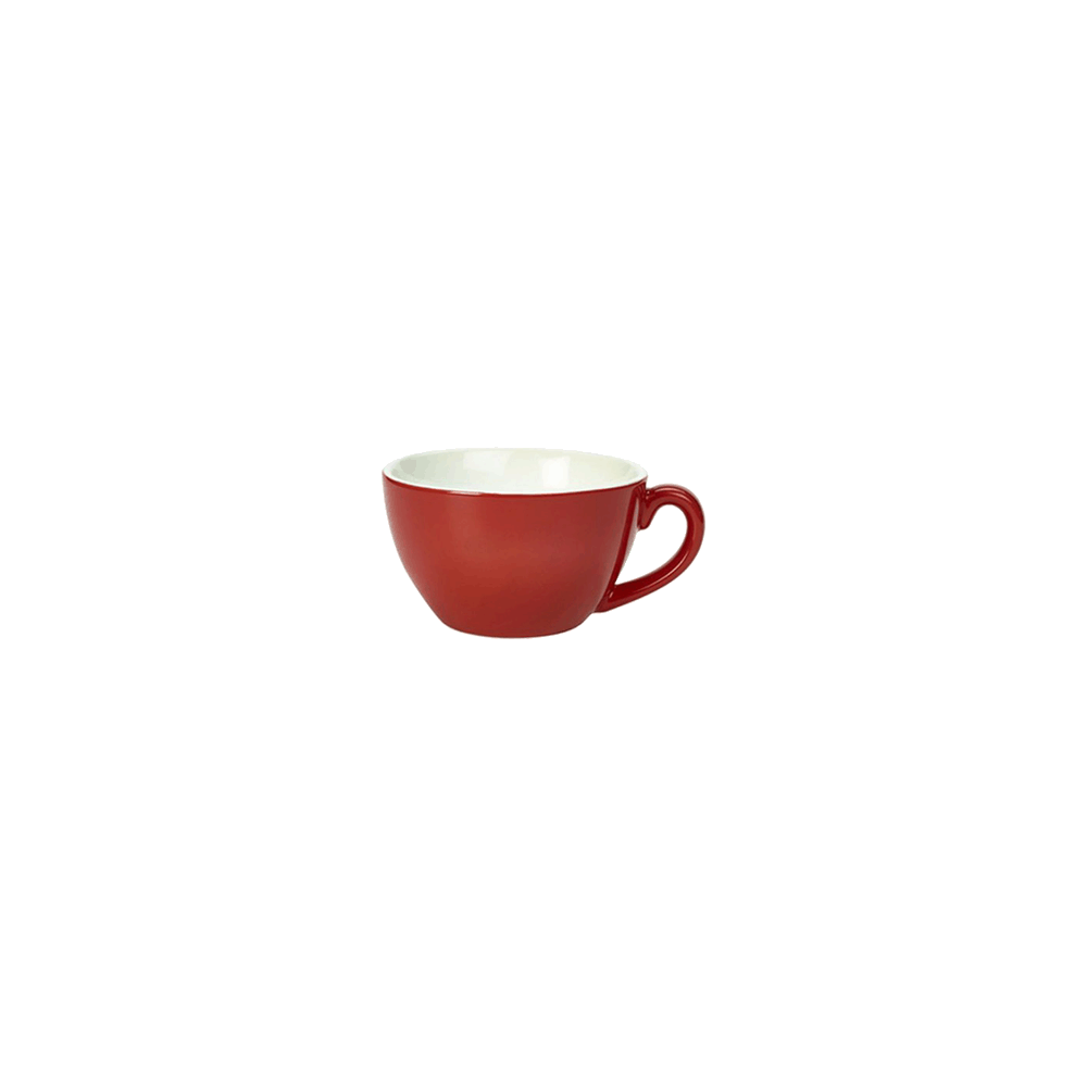 Чашка чайная «Роял»; фарфор; 340мл; красный