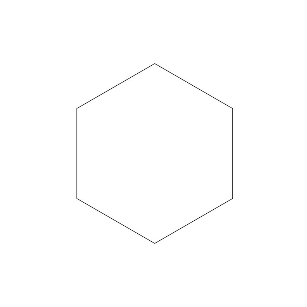 Резак «Шестиугольник»; пластик; L=63, B=63мм