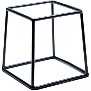 Подставка; сталь нерж., резина; H=17, 8, L=17, 8, B=15, 2см; черный