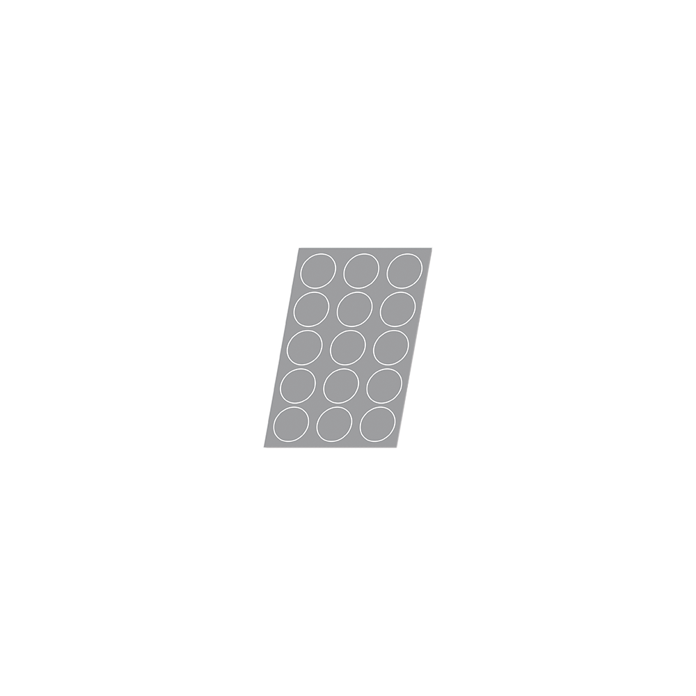 Форма кондитерская «Круг»[15шт]; силикон; D=102, H=20мм