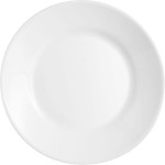 Тарелка «Ресторан»; стекло; D=195, H=20мм; белый