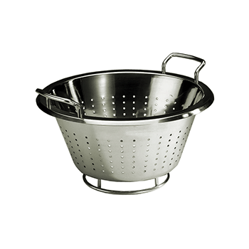 Дуршлаг; сталь нерж.; 7л; D=32, H=14см; металлич.