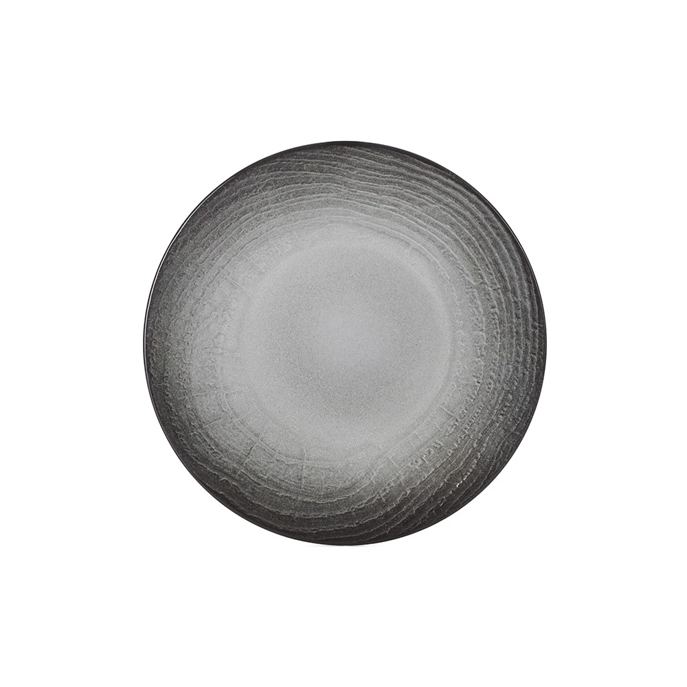 Тарелка десертная «Свелл»; керамика; D=21, 5см; черный
