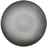 Тарелка десертная «Свелл»; керамика; D=21, 5см; черный