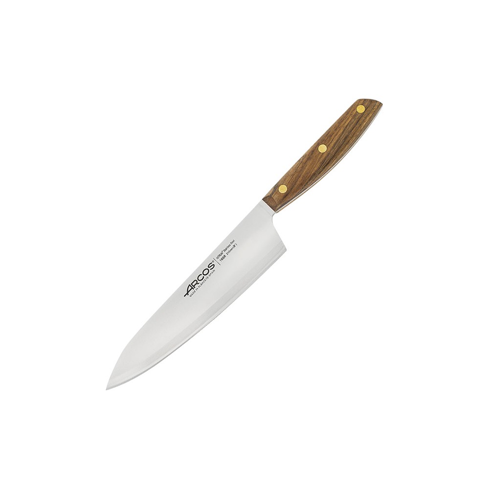 Нож поварской «Нордика»; сталь нерж., дерево; L=21см