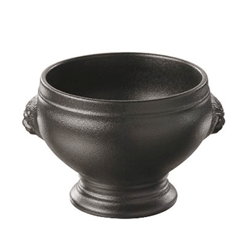 Чашка бульонная «Лион»; фарфор; 350мл; D=115, H=88мм; черный