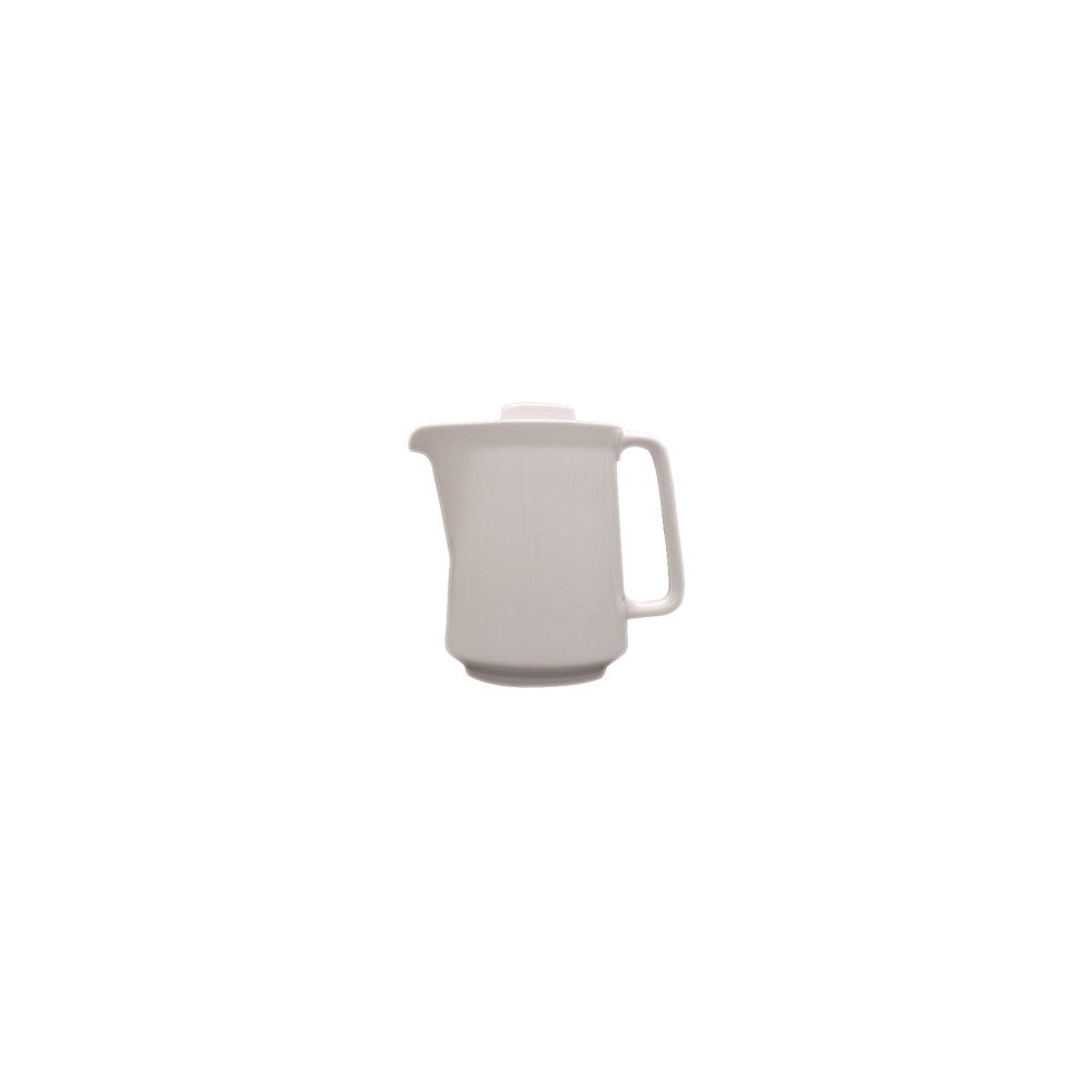 Кофейник с крышкой «Кашуб-хел»; фарфор; 400мл; D=80, H=75, L=140, B=110мм; белый