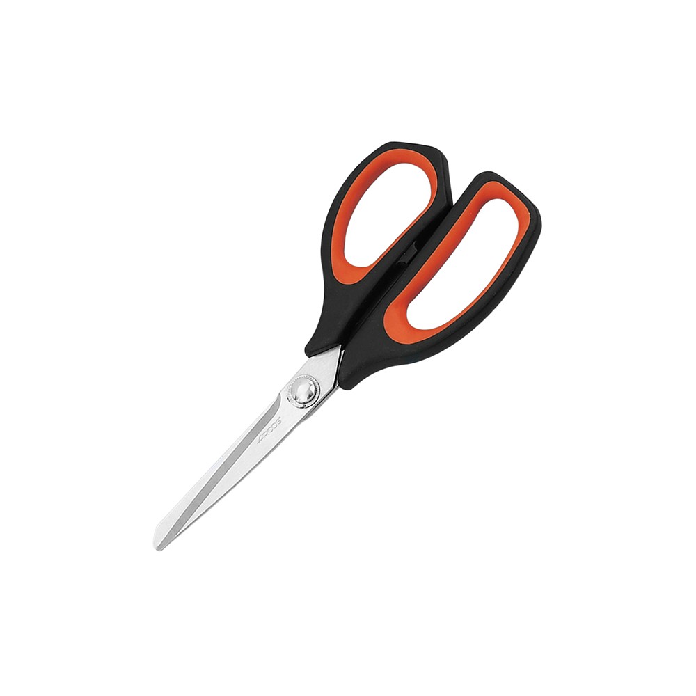 Ножницы кухонные «Прошеф»; сталь нерж., полипроп.; L=21, 5см; черный, красный