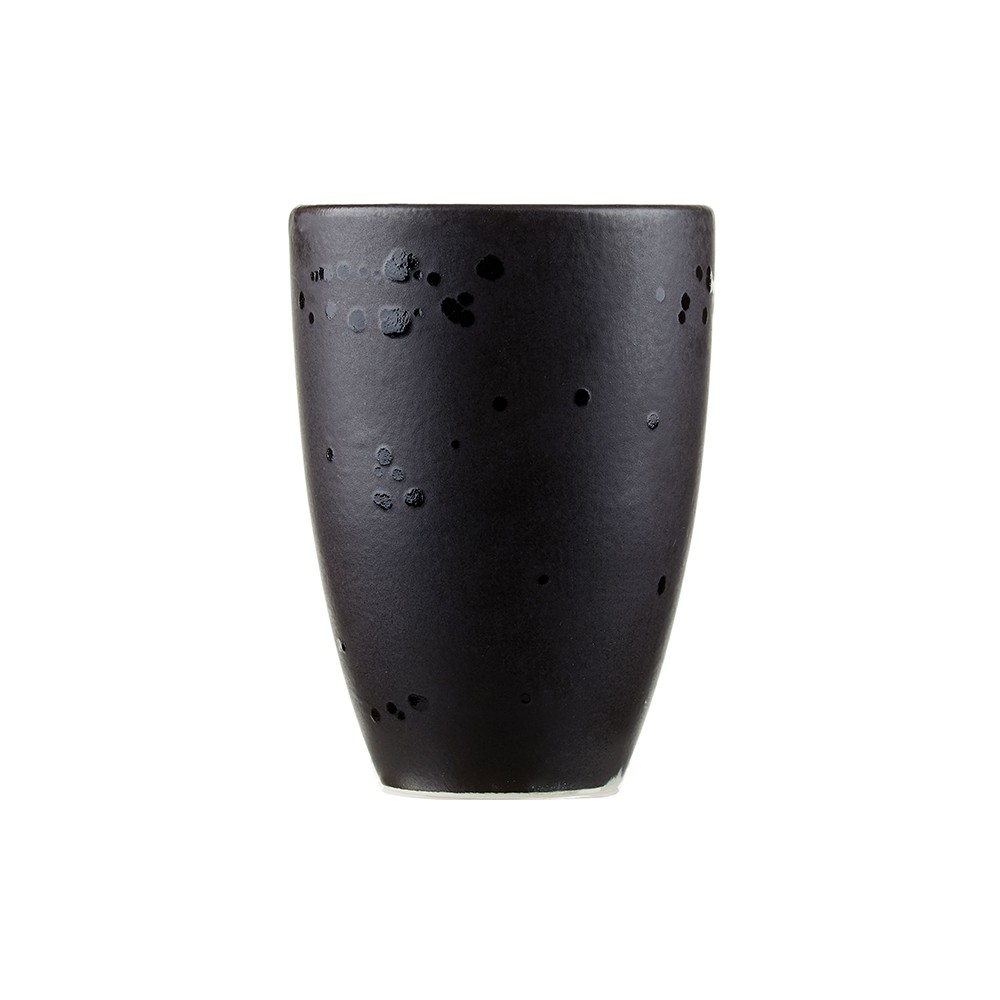 Стакан «Оникс»; керамика; 350мл; D=8, H=11см; черный
