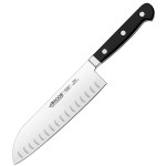 Нож поварской «Класика»; сталь нерж., полиоксиметилен; L=305/180, B=44мм; черный, металлич.