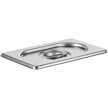 Крышка для гастр-ти (1/9); сталь нерж.; H=30, L=176, B=108мм; металлич.