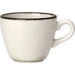 Чашка кофейная «Чакоул Дэппл»; фарфор; 85мл; белый, черный