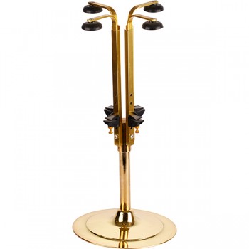 Вращ. струб-на б/дозат. на 4 бутыл. «Бонзер»; алюмин., пластик; D=22, H=53, 5, L=24, 3см; золотой, черный