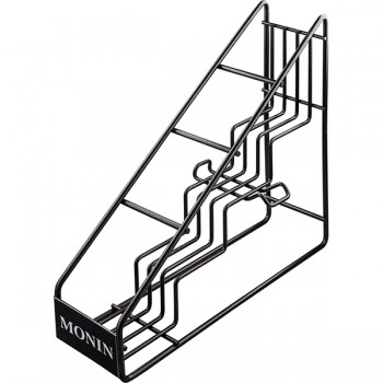 Подставка для 4-х бутылок «Монин»; сталь нерж.; H=7, L=50, B=5см; металлич.