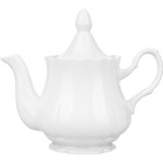 Чайник «Романc»; фарфор; 0, 8л; белый