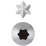 Насадка кондитерская «6-конечная звезда»[6шт]; сталь нерж.; D=11мм