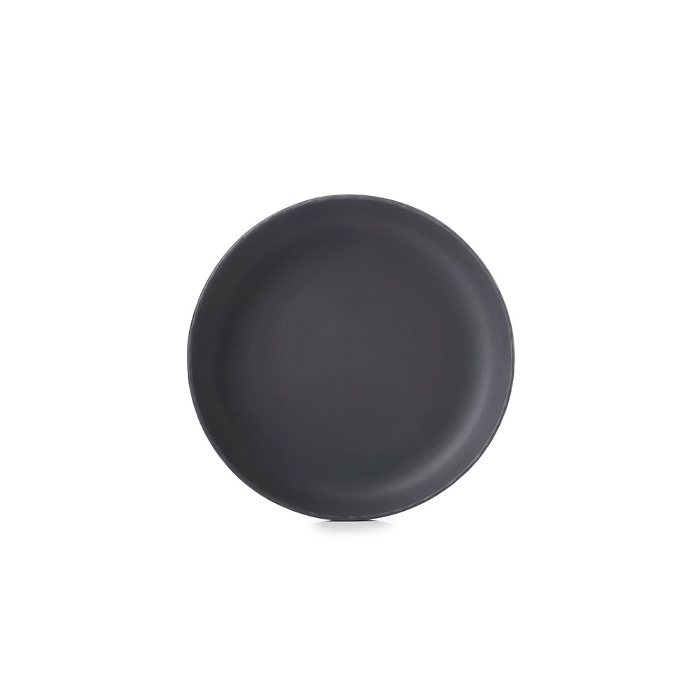 Тарелка глубокая «Базальт»; керамика; D=270, H=55мм; черный