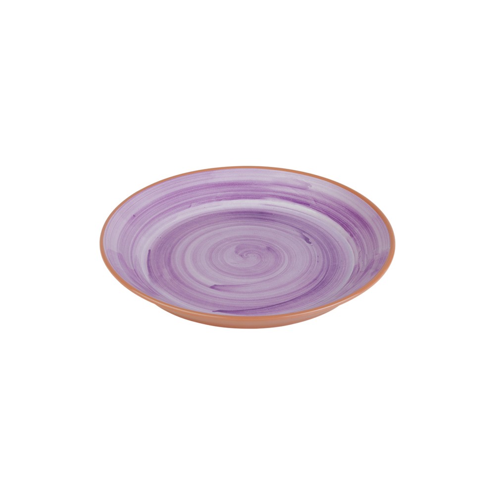 Блюдо глубокое; пластик; D=405, H=55мм; фиолет.