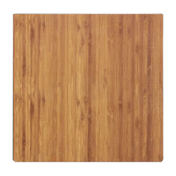 Блюдо сервировочное «Бамвоо»; пластик; H=15, L=254, B=254мм; св.корич.