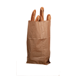 Пакет для хлеба[100шт]; бумага; L=60, B=30см; коричнев.