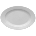 Блюдо овальное «Кашуб-хел»; фарфор; H=55, L=380, B=260мм; белый