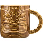 Кружка пивная «Тики»; керамика; 450мл; коричнев.