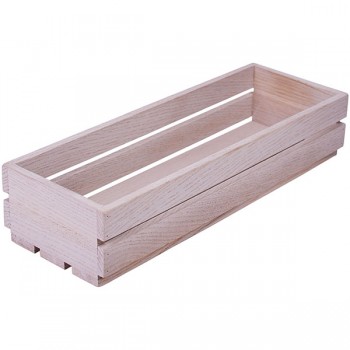 Ящик для кондиментов; дуб; H=7, L=34, B=12см; св. дерево